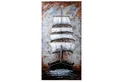 Produktbild: Home4Living Metallbild Wandbild 3D Relief Unikat handgefertigt, Sailing, 3D-Effekt