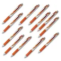 Produktbild: 12x PENTEL Gelschreiber Orange EnerGel BL77 Tintenroller Gelstift Stärke Mittel