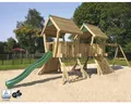 Produktbild: Spielhaus mit Stelzen Q4S Douglasie HY-Land 1200 x 310 cm Holz Grundturm, Rutsch
