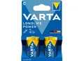Produktbild: VARTA Batterien Longlife Power, Spannung 1,5 V, besonders langlebig, Baby C, 2 Stück