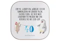 Produktbild: Mr. & Mrs. Panda Getränkeuntersetzer 40. Geburtstag Maus Pinguin, Untersetzer für Gläser, Weiß, Geschenk, Packung, Untersetzer Quadratisch unterleger Kaffeeuntersetzer