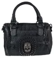 Produktbild: Handtasche Skull Totenkopf 3D - Bowlingbag Steampunk Gotik Nieten