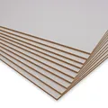Produktbild: MDF Platten 60x40cm  10 x MDFPlatten 3 mm einseitig weiß lackiert | präzise Z...