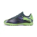 Produktbild: PUMA Unisex Youth Future 7 Play TT JR Soccer Shoe, Gray Skies-Elektro Purple-Fizzy Apple-PUMA White, 38.5 EU