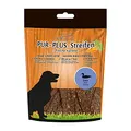 Produktbild: PUR Plus Kaustreifen Ente + Karotte 100% glutenfrei getreidefrei 1x 100g Ohne weitere Zutaten, frei von irgendwelchen Zusätzen ideal für empfindliche Hunde und Allergiker von nur 1 einzigen Tierart