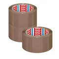 Produktbild: 3x Tesa Packband Klebeband Paketband Packfilm PP 66m x 50mm braun 4195