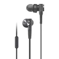 Produktbild: Sony MDR-XB55AP In-Ear Kopfhörer 12mm Treiber Bass Mikrofon 3,5mm Klinke Schwarz