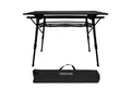 Produktbild: Goods+Gadgets Campingtisch Aluminium Campingtisch – Leicht, faltbar & wetterfest mit Tragetasche (Klappbarer Multifunktionstisch, mit aufrollbarer Tischplatte), & Tragetasche