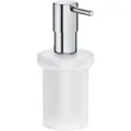 Produktbild: GROHE Seifenspender Essentials, 40394001, zur Wandmontage, satiniertes Glas, 160ml