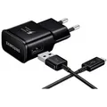 Produktbild: Samsung FastCharge Handy Ladegerät USB-C® mit Schnellladefunktion 15 W USB-C® Stecker Schwarz