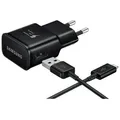 Produktbild: Samsung Netz-Schnell-Ladegerät USB-C schwarz EP-TA20EBECGWW