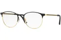 Produktbild: Ray-Ban Rayban Unisex-Erwachsene 0RX 6375 2890 51 Brillengestelle, Gold (Gold Top In Black)