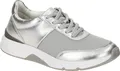 Produktbild: Gabor ROLLINGSOFT Damenschuhe - sportliche Schnür- Halbschuhe silber NEU
