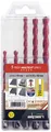 Produktbild: Alpen MultiCut 100905100 Hartmetall Mehrzweckbohrer-Set 5teilig 5 mm, 6 mm, 8 mm, 10mm SDS-Plus 1 Set