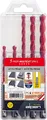 Produktbild: ALPEN MULTICUT Stahl Bohrer Set SDS PLUS 5-tlg 5-6-8-10x110-160 Rot FI54375