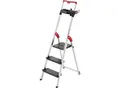 Produktbild: Hailo Sicherheitsleiter TopLine L100, Tragfähigkeit bis 150 kg, 3 Stufen, ab 5 Stk