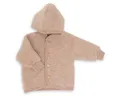 Produktbild: Engel Naturkleidung Walkjacke (1-St) Baby Fleece Jacke mit Kapuze aus Bio Schurwolle