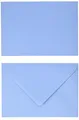 Produktbild: Clairefontaine 55722C - Packung mit 20 Umschläge Pollen gefüttert, Format C5 (16,2x22,9cm), 120g, ideal für Ihre Einladungen und Korrespondenz, Lavendelblau, 1 Pack
