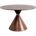 Produktbild: Kare-Design Esstisch, Braun, Holz, Metall, Walnuss, furniert, rund, konisch, 120x76x120 cm, Esszimmer, Tische, Esstische, Esstische rund