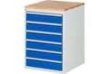 Produktbild: RAU Hängeregisterschrank Schubladenschrank 580x650x825mm B-Top-25mm 6xSchublade-TA lichtgrau/en