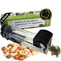 Produktbild: EKNA Mäuse Lebendfalle - 2X Ratten Lebendfalle - Ultrasensible Lebendfalle Ratte - Rattenfalle lebend - Ökologische Nagetierbekämpfung für Zuhause - Wiederverwendbar & hygienisch (2 Stück)