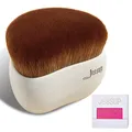 Produktbild: Jessup Make Up Pinsel 1 Stk Gesichtpinsel Puderpinsel Konturpinsel Kosmetikpinsel Schminkpinsel flüssige Foundation Geschenkbox Hellgrau SF002