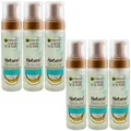 Produktbild: Garnier NATURAL BRONZER Selbstbräunungs Mousse 6 x 200ml - mit Kokos-Wasser