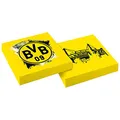Produktbild: Amscan 9908528 - Servietten BVB, 20 Stück, Größe 33 x 33 cm, Borussia Dortmund, Mundtuch, Einweggeschirr, Fußball, Party, Fan, Geburtstag, Schwarz-gelb