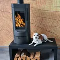 Produktbild: Design-Gusskaminofen Plamen Tara – raumluftunabhängig