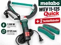 Produktbild: Rohrbandschleifer Metabo WEV 11-125 Quick 1100 W + 2 Schleifbänder