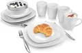 Produktbild: SÄNGER Porzellan Geschirrset Bilgola, Kombiservice 16 teilig für 4 Personen