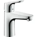 Produktbild: Waschtischmischer Hansgrohe Focus 100 Ausladung 119 mm m. Zugstangen-Ablaufgarnitur, chrom