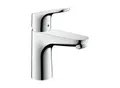 Produktbild: hansgrohe Waschtisch-Einhebelmischer 100 Focus mit Zugstangen-Ablaufgarnitur, chrom (31607000)