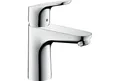 Produktbild: Hansgrohe Waschtischmischer Focus 100 Ausladung 119mm Zugstangen Ablaufgarnitur
