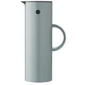 Produktbild: Stelton Isolierkanne EM77 - Doppelwandige Isolierkanne für heiße/kalte Getränke - Tee- & Kaffeekanne mit Glaseinsatz, Magnetverschluss, Schraubdeckel, Vintage-Design - 1 Liter, Dusty Green