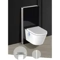 Produktbild: Glasdeals - Schwarzglas Sensor - Sanitärmodul Für Wand-wc - Schwarzgla