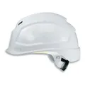 Produktbild: Uvex Schutzhelm uvex pheos, Größe 52 cm - 61 cm, weiß, kurzer Schirm