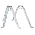 Produktbild: ►Wandabstandshalter Variabel Stahl HQ  45 - 60cm für Rohre von 30mm - 60mm