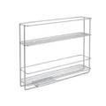 Produktbild: Metaltex 364650000 In & Out Gewürzregal ausziehbar, Metall, Silbermetallic, 6x28x22cm || bis zu 2kgs, Silber