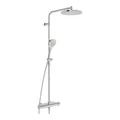 Produktbild: Hansa Duschsystem HANSAVIVA Regenbr., Thermostat, Wd-mont., St. geb.