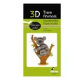 Produktbild: Fridolin 3D-Puzzle 3D Tiere Papiermodell - Koala, Puzzleteile