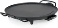Produktbild: Tristar BP-2787 Grillplatte – Ø 40 cm – 4 Personen – 2000 W – Schwarz