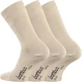 Produktbild: FussFreunde 6 Paar Damen Bambus Socken, Geruchs-Killer mit Anti-Loch -Garantie (DE/NL/SE/PL, Numerisch, 39, 42, Regular, Regular, Beige)
