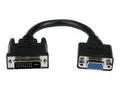 Produktbild: StarTech.com VGA auf DVI Monitor Adapter 20cm - VGA (15 pin)