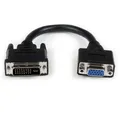 Produktbild: StarTech 8IN DVI Stecker zu VGA BuchseKabeladapter - Schwarz