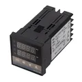 Produktbild: REX-C100 PID Temperaturregler 110-240V AC Digitaler Thermostat mit K-Typ Thermoelement SSR Relais für Heizung Inkubator Ofen 0-400°C