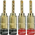 Produktbild: Oehlbach 3021 Lautsprecher-Steckverbinder Stecker, gerade   Rot, Schwarz 4 St.