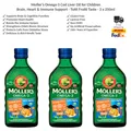 Produktbild: Möller’s Norwegisches Fischöl mit Tutti-Frutti-Geschmack Omega-3 DHA EPA 3x250ml