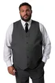 Produktbild: Men Plus Herren große Größen Übergrößen Menswear L-8XL Weste, Business, Baukasten, Porto grau 60 835067146-60