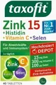 Produktbild: TAXOFIT Zink+Histidin+Selen Depot Tabletten 40 St